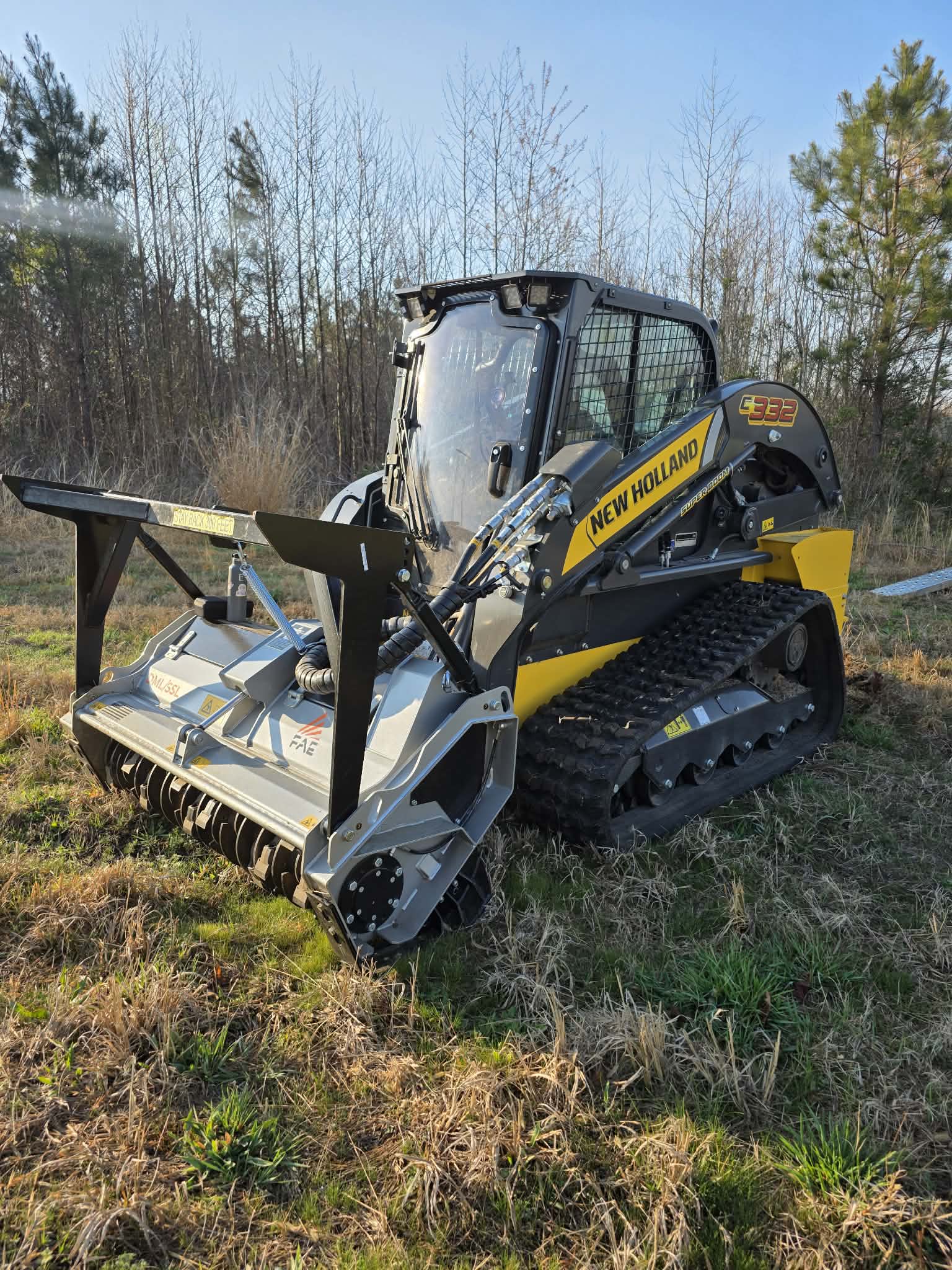 Forestry mulching machine vs bulldozing comparison